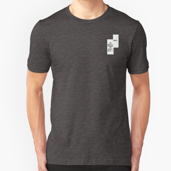 Pervy Panels (Words Only) Slim Fit T-Shirt