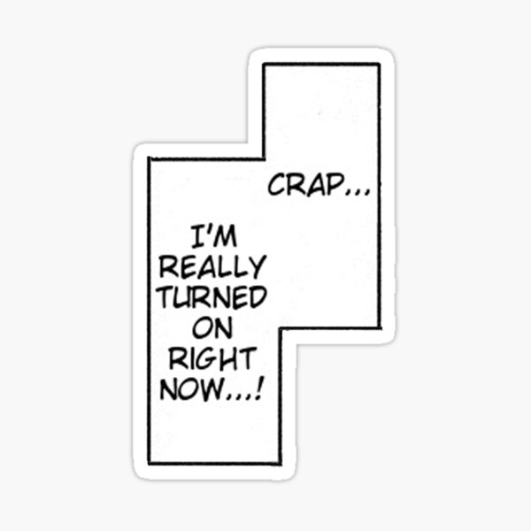 Pervy Panels (Words Only) Sticker