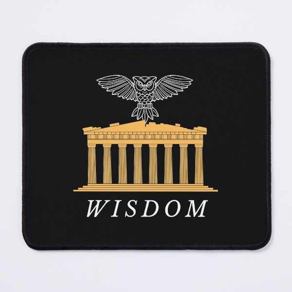Item preview, Copy of The Athenian Owl- Wisdom Essential T-shirt Gift For Greek Mythology Lovers For Owls Lovers For Wisdom Lovers designed and sold by Harmonystore.