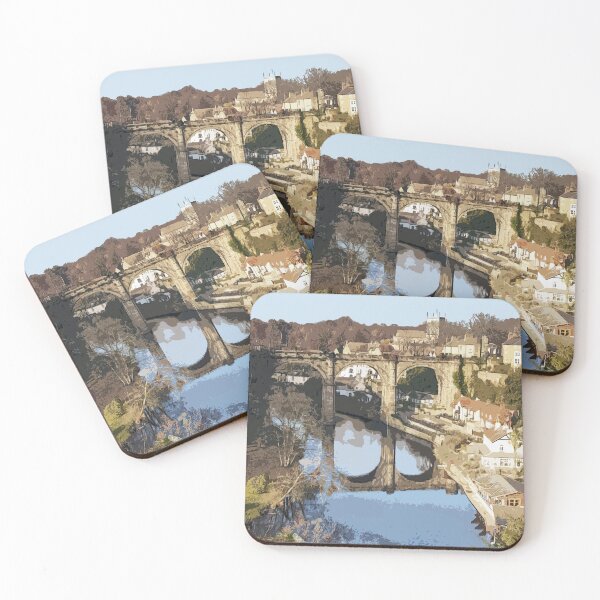Item preview, Knaresborough North Yorkshire England UK travel poster design designed and sold by BarbaraGlebska.