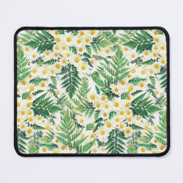 Item preview, Textured Vintage Daisy and Fern Pattern designed and sold by micklyn.