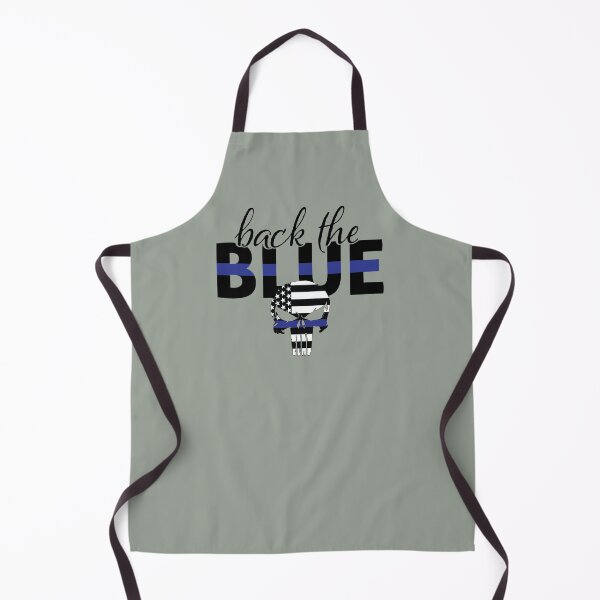 Item preview, Thin Blue Line Back The Blue Skull designed and sold by Sheepherder120.