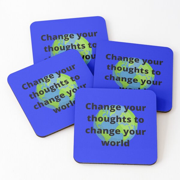 Item preview, CHANGE YOUR THOUGHTS TO CHANGE YOUR WORLD designed and sold by Wise-Words-4U.