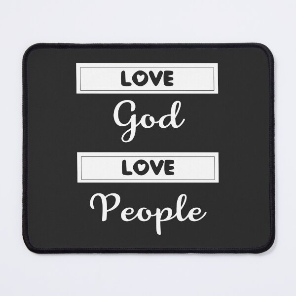 Item preview, Christian Design - Love God, Love People.  Luke 10:27 designed and sold by simplydesignart.