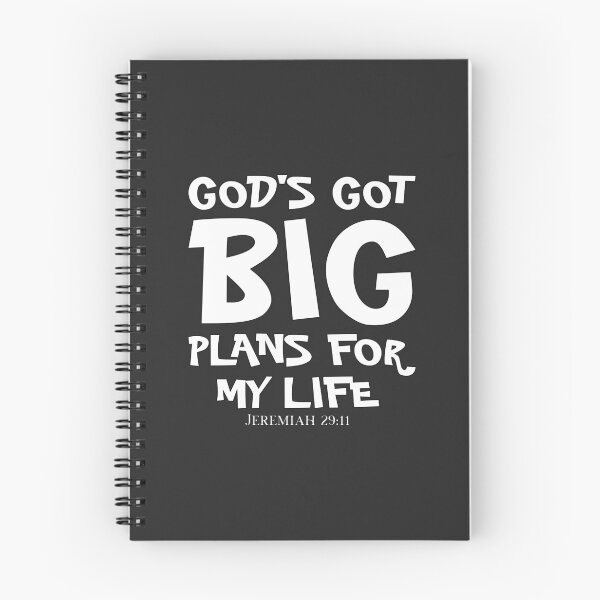 Item preview, Christian Design - God's Got Big Plans for My Life - Bible Verse, Jeremiah 29:11 designed and sold by simplydesignart.