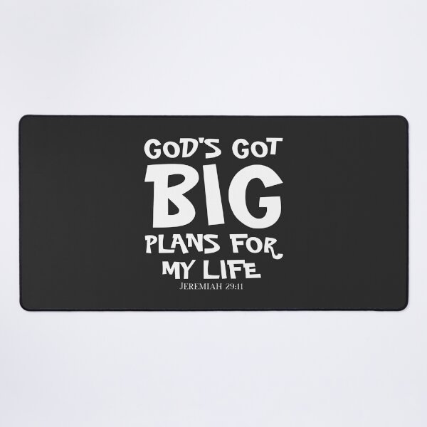 Item preview, Christian Design - God's Got Big Plans for My Life - Bible Verse, Jeremiah 29:11 designed and sold by simplydesignart.