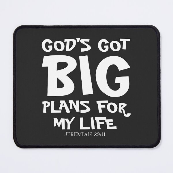 Item preview, Christian Design - God's Got Big Plans for My Life - Bible Verse, Jeremiah 29:11 designed and sold by simplydesignart.
