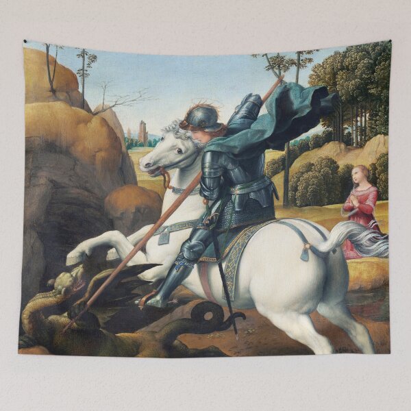 Item preview, Renaissance Art Raphael's Saint George and the Dragon (ca. 1506) designed and sold by Designedbysm.