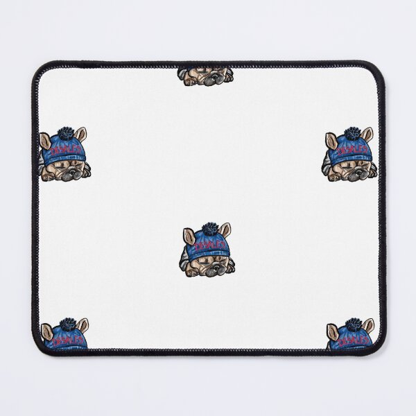 Item preview, French Bulldog Desales Puppy in Beanie drawing designed and sold by BlueBoarCrafts.