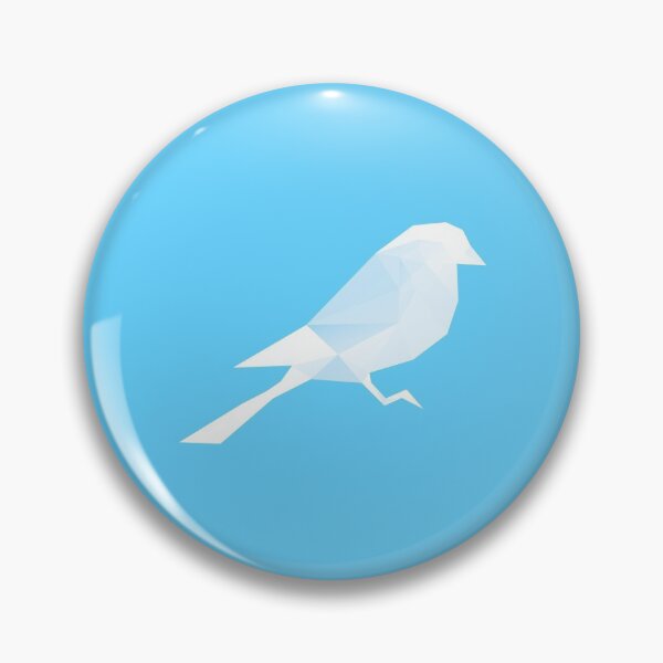 Item preview, Baby Blue Low Poly Bird designed and sold by Quilar.