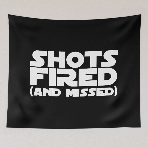 Item preview, Shots Fired (And Missed) designed and sold by The Cosmic Turtle.