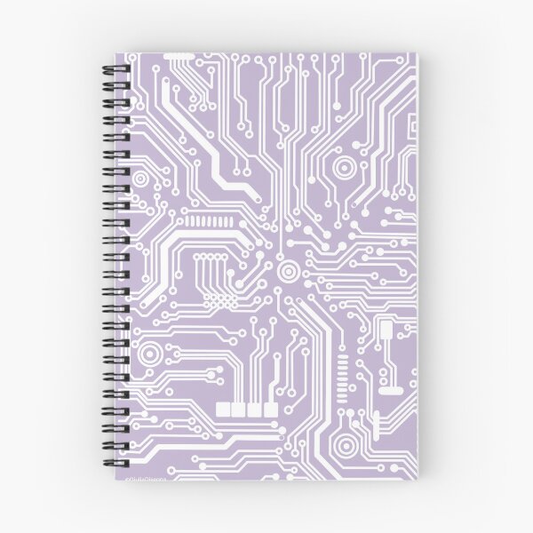 Item preview, lavender microchip hardware circuit design designed and sold by Giulia  Palazzo.