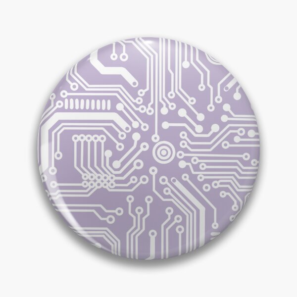 Item preview, lavender microchip hardware circuit design designed and sold by Giulia  Palazzo.