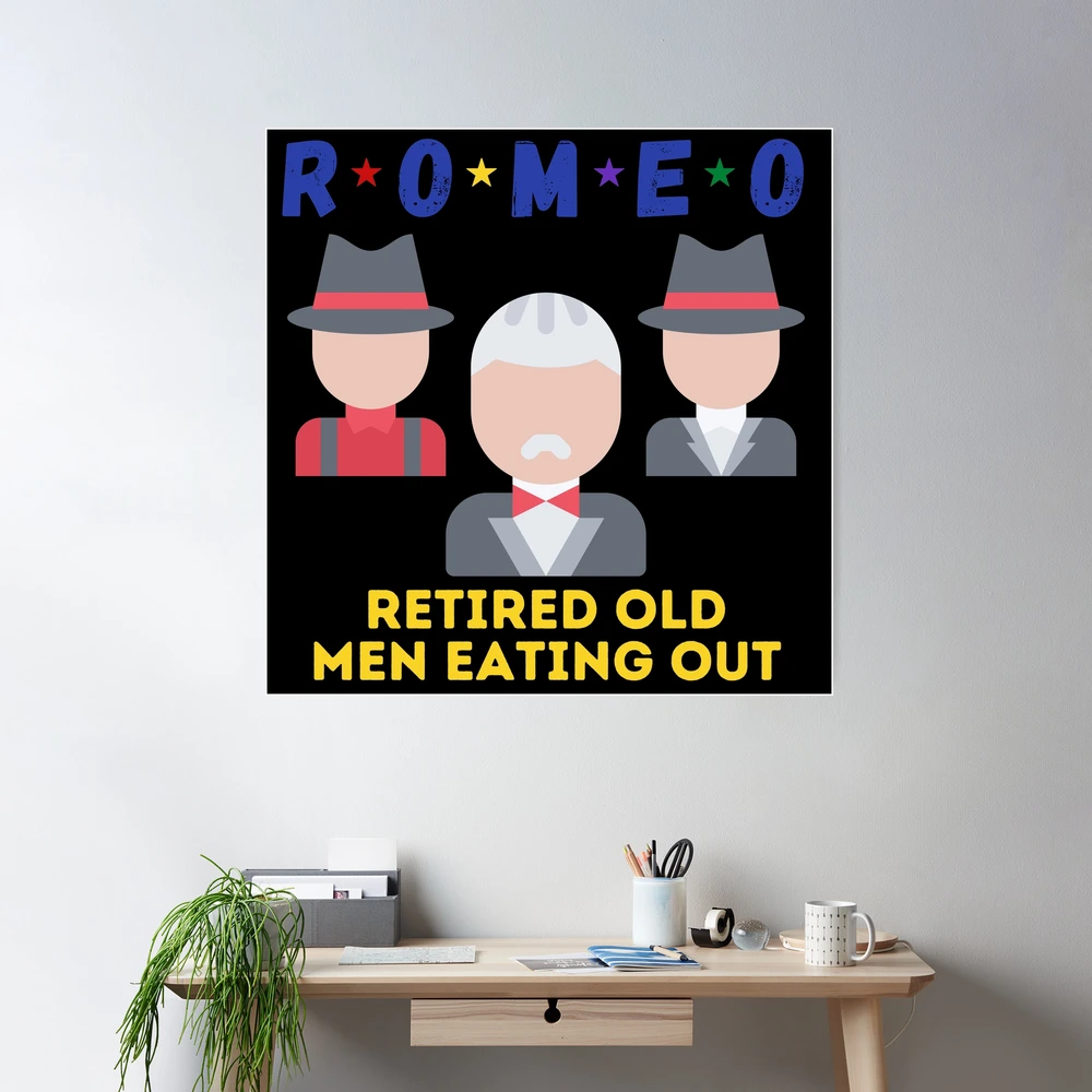 Retired Old Men Eating Out 