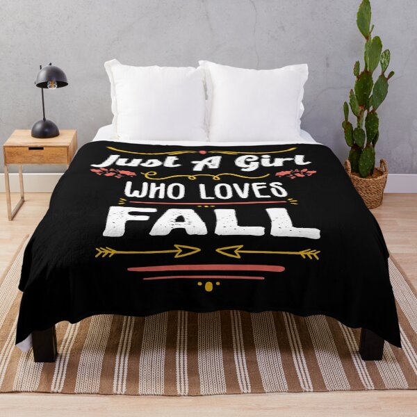 Item preview, Just A Girl Who Loves Fall, Funny Gift Idea For Fall, Autumn And Thanksgiving Lovers, 2021, The Season designed and sold by RedHive.