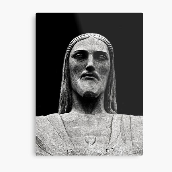 Christ Looking to You Metal Print