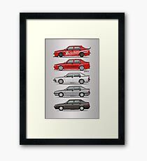 Stack of Alfa Romeo 75 Tipo 161, 162B Milanos Framed Print