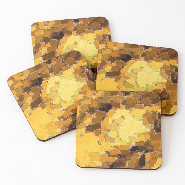 Item preview, Gold Sun Abstract Shapes designed and sold by Korroby.