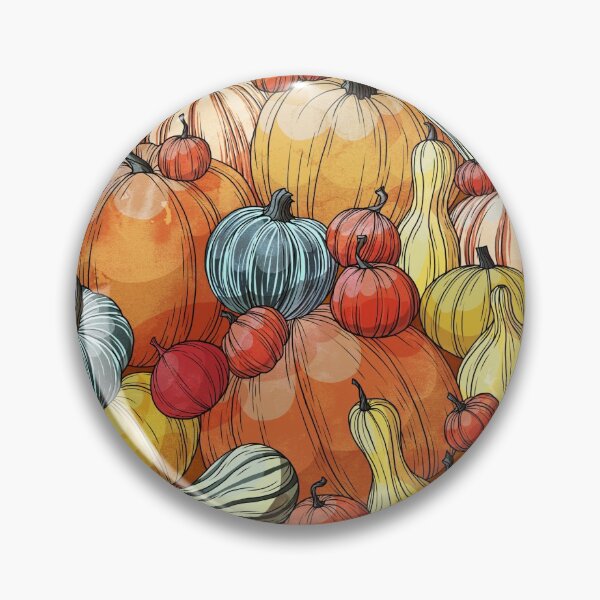 Item preview, Vintage Pumpkins Fruits Pattern designed and sold by Youpattern.