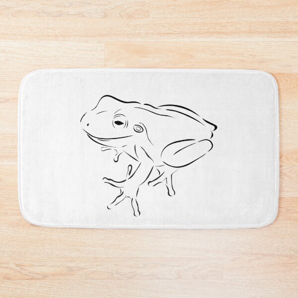 Item preview, White Tree Frog Stencil designed and sold by TokkiJess.