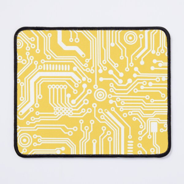 Item preview, Pale Yellow microchip hardware circuit design designed and sold by Giulia  Palazzo.