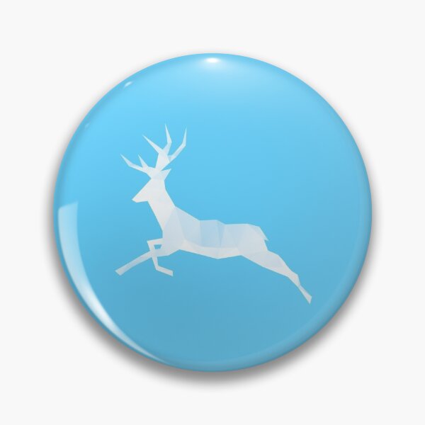 Item preview, Baby Blue Low Poly Deer designed and sold by Quilar.