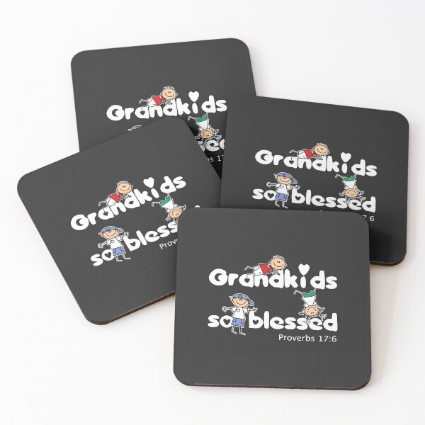 Item preview, Christian Design - Grandkids so Blessed - Proverbs 17 designed and sold by simplydesignart.