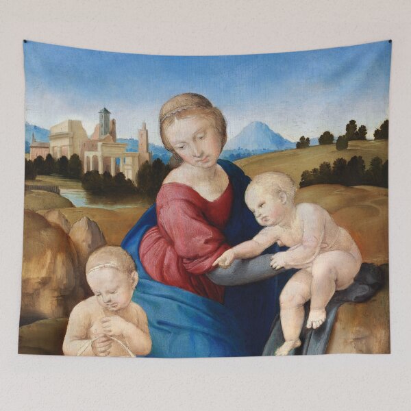 Item preview, Renaissance Art Raphael's Madonna and Child with the Infant Saint John (1508)  designed and sold by Designedbysm.