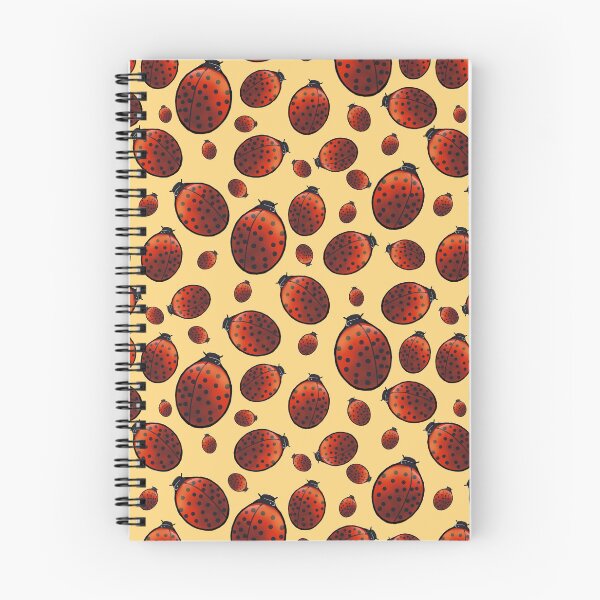 Item preview, Ladybug / ladybird repeat design on yellow background  designed and sold by Alima Designs.