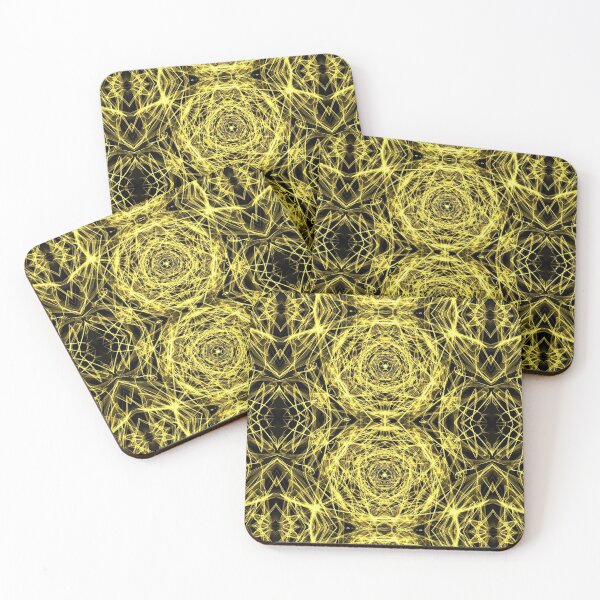 Item preview, Liquid Light Series #36 ~ Yellow Abstract Fractal Pattern designed and sold by Ascension Vibrations.