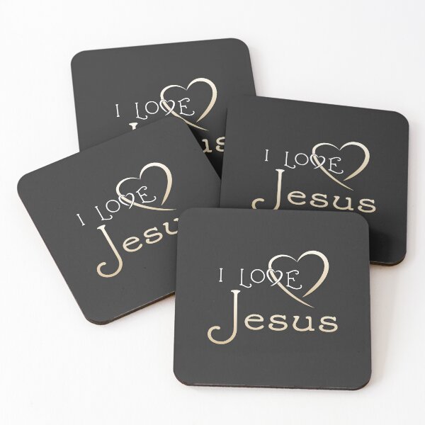 Artikelvorschau, Christliches Design - Ich liebe Jesus - Schickes Herz und klassisches Design entworfen und verkauft von simplydesignart.