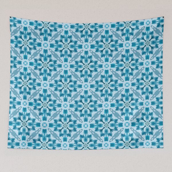 Item preview, Blue tiles Moroccan style designed and sold by Amalus-files.