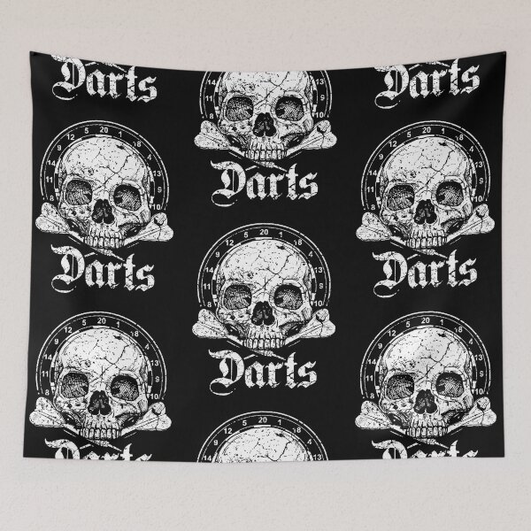 Item preview, Darts skull designed and sold by Mila1946.