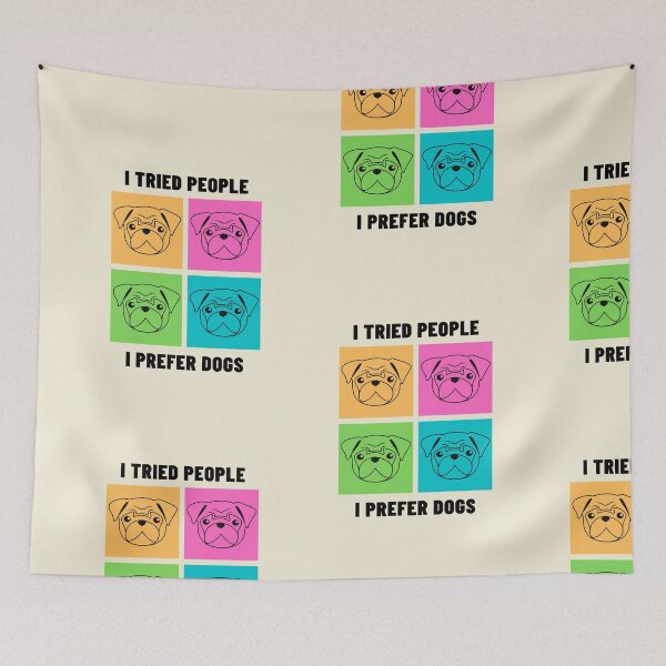 Item preview, I Tried People I Prefer Dogs  designed and sold by catchyology.