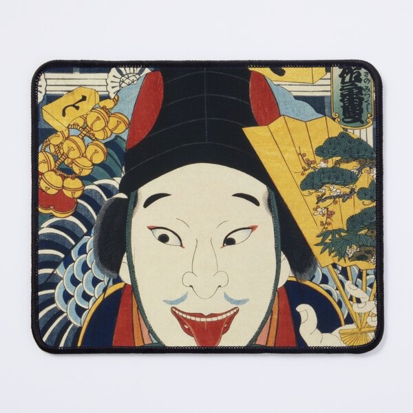 Item preview, Traditional Japanese Ukyio-e style Illustration - Kabuki designed and sold by Teepocalypse.