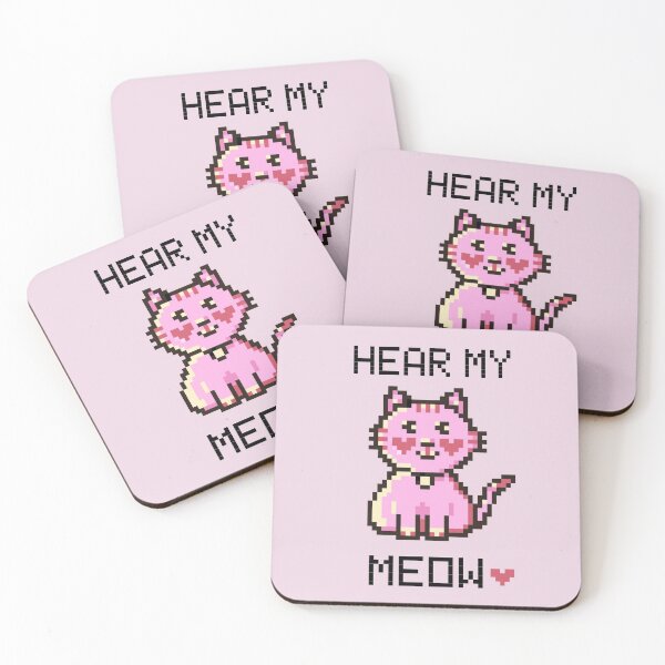 Item preview, Cute Kitty Pink - Pixel designed and sold by Bootyfreeze.