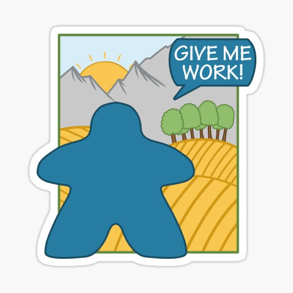 Item preview, Funny Euro Game Blue Meeple designed and sold by Milizabeth.