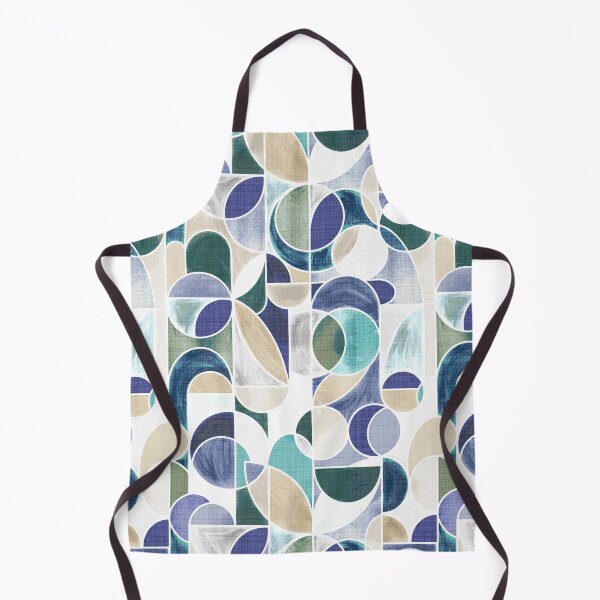 Item preview, Paint Washed Modern Geometric - Cold Colors  designed and sold by TigaTiga.