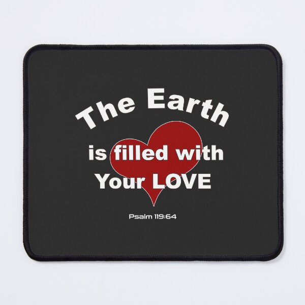 Item preview, Christian Bible Verse - The Earth is Filled with Your Love - Psalm 119:64 designed and sold by simplydesignart.