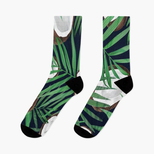 Item preview, Vector seamless pattern with coconut. Tropical background with exotic fruits. Summer illustration. Coconut all over print. Palm frond. Tropical leaves, Jungle plants for Men's & Women's Fashion designed and sold by TeeFashionShop.