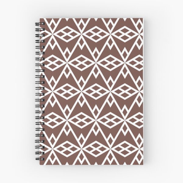Aperçu de l'œuvre Motif de forme de ligne de diamant marron et blanc 2021-2022 Couleur tendance - Couleur - Nuance - Teinte Pantone Root Beer 19-1228 créée et vendue par ColorOfTheYears.