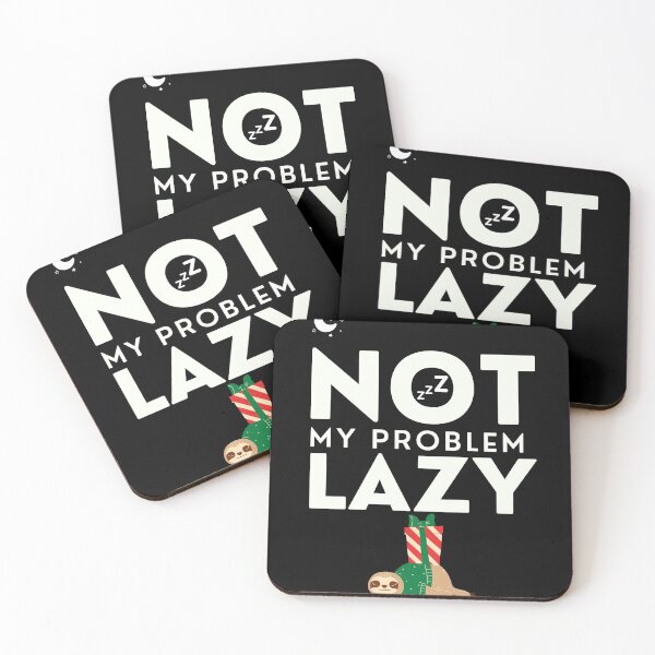 Item preview, Not My Problem Lazy Funny Christmas designed and sold by Amovar.