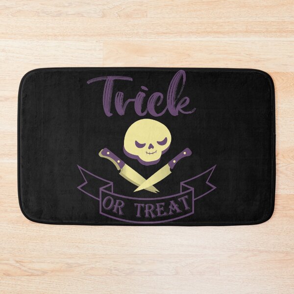Item preview, Trick or treat typography pirate flag designed and sold by CutieBlue.