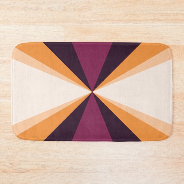 Item preview, Retro Inspired Yellow Purple Line Pattern designed and sold by bubblyshades.