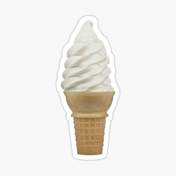 Item preview, ice cream cone designed and sold by stickerzzz.