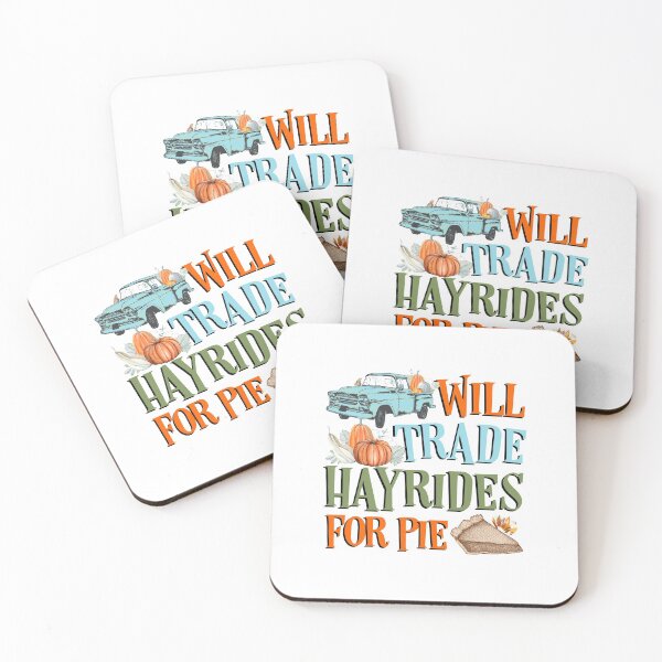 Item preview, Will Trade Hayrides For Pie , I Love Fall Yall designed and sold by MJDezigns.