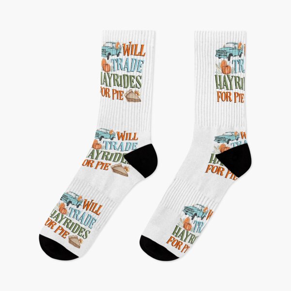 Item preview, Will Trade Hayrides For Pie , I Love Fall Yall designed and sold by MJDezigns.