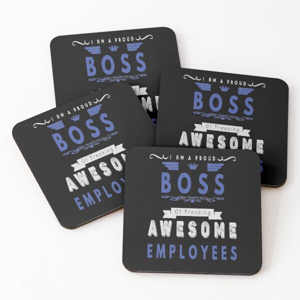 Item preview, I Am A Proud Boss Of Freaking Awesome Employees designed and sold by FridPix.