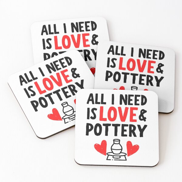 Item preview, All I need is love and pottery designed and sold by TheGreenGoat.