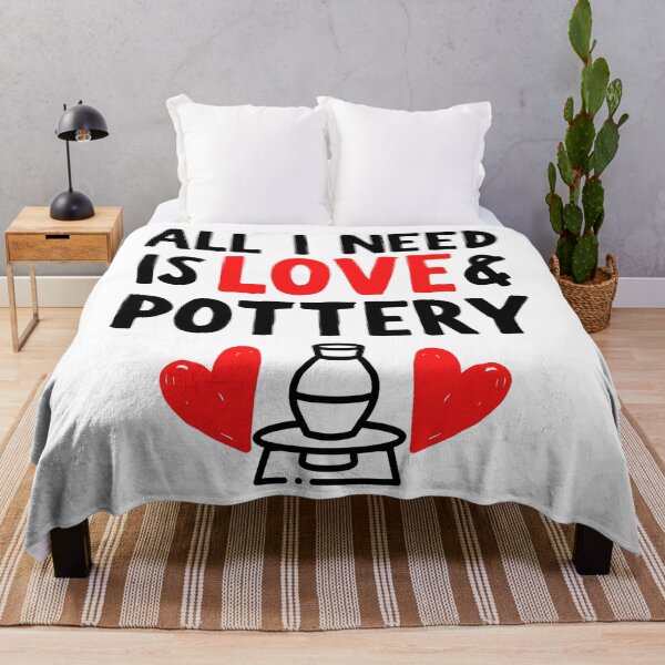 Item preview, All I need is love and pottery designed and sold by TheGreenGoat.